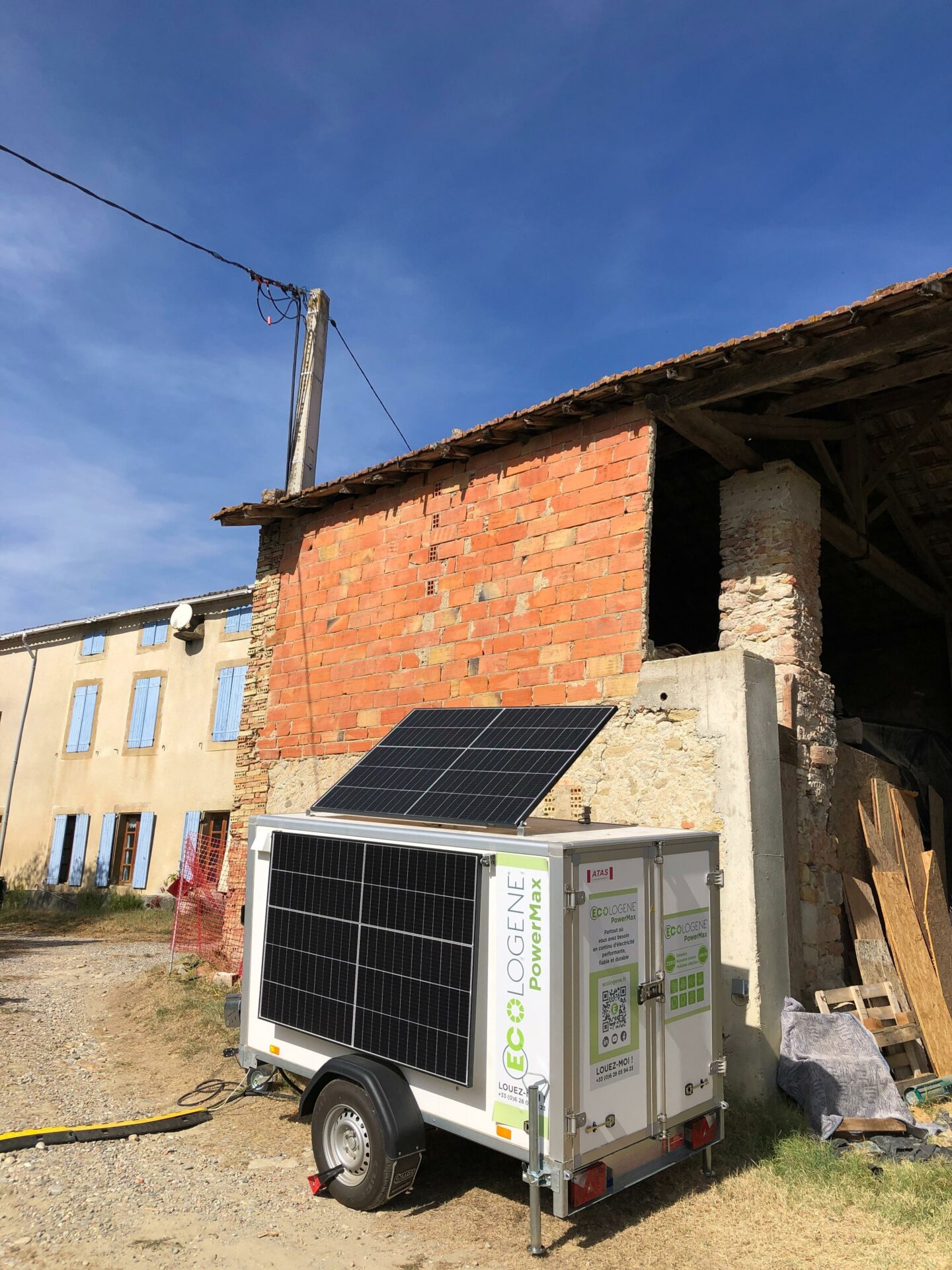 ECOLOGENE® PowerMax en intervention sur un chantier ENEDIS