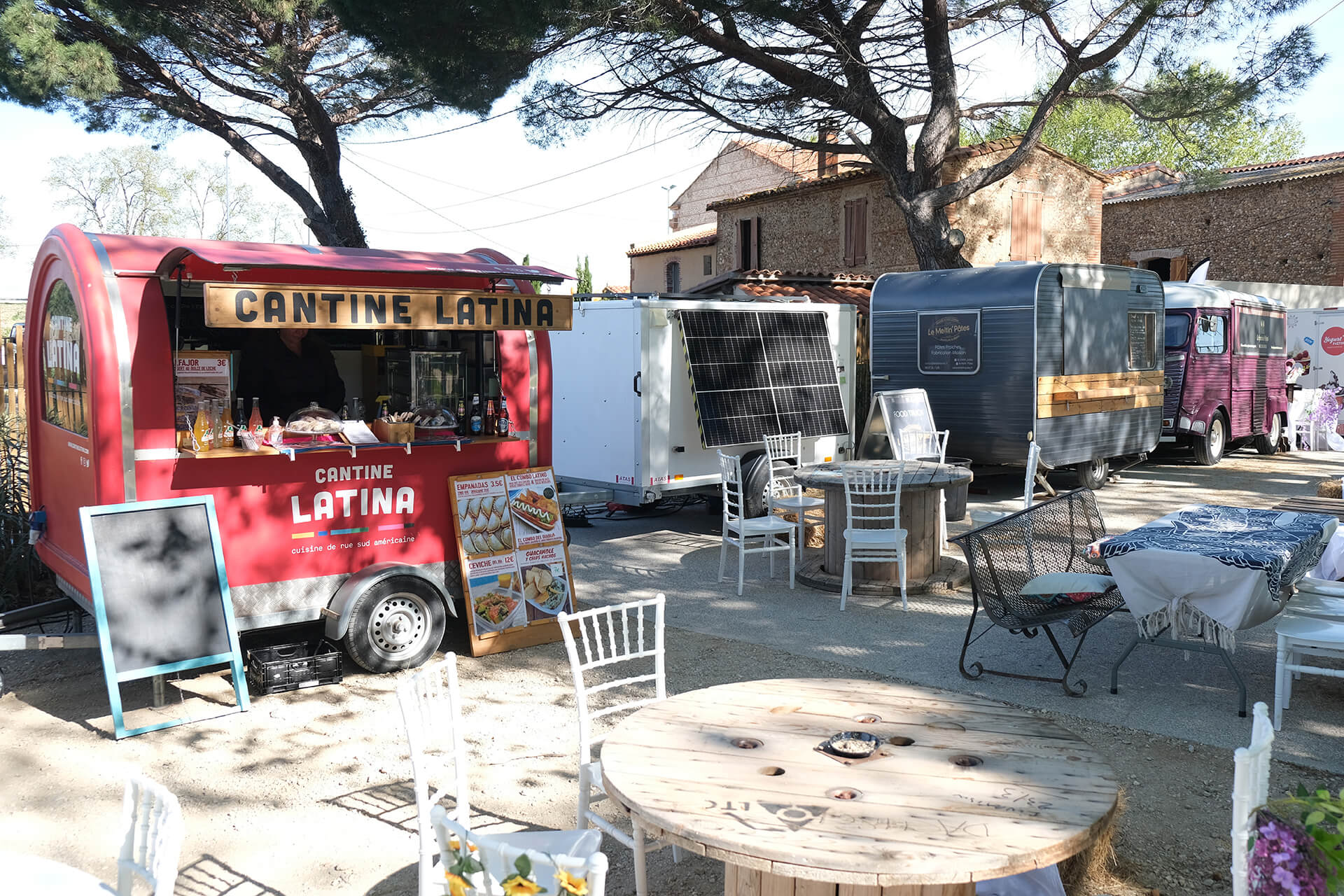 ECOLOGENE® PowerMax alimentant des foodtrucks